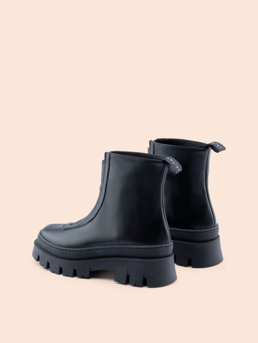 Maguire | Women's Lana Black Boot Front-Zip Boot | Special Offer