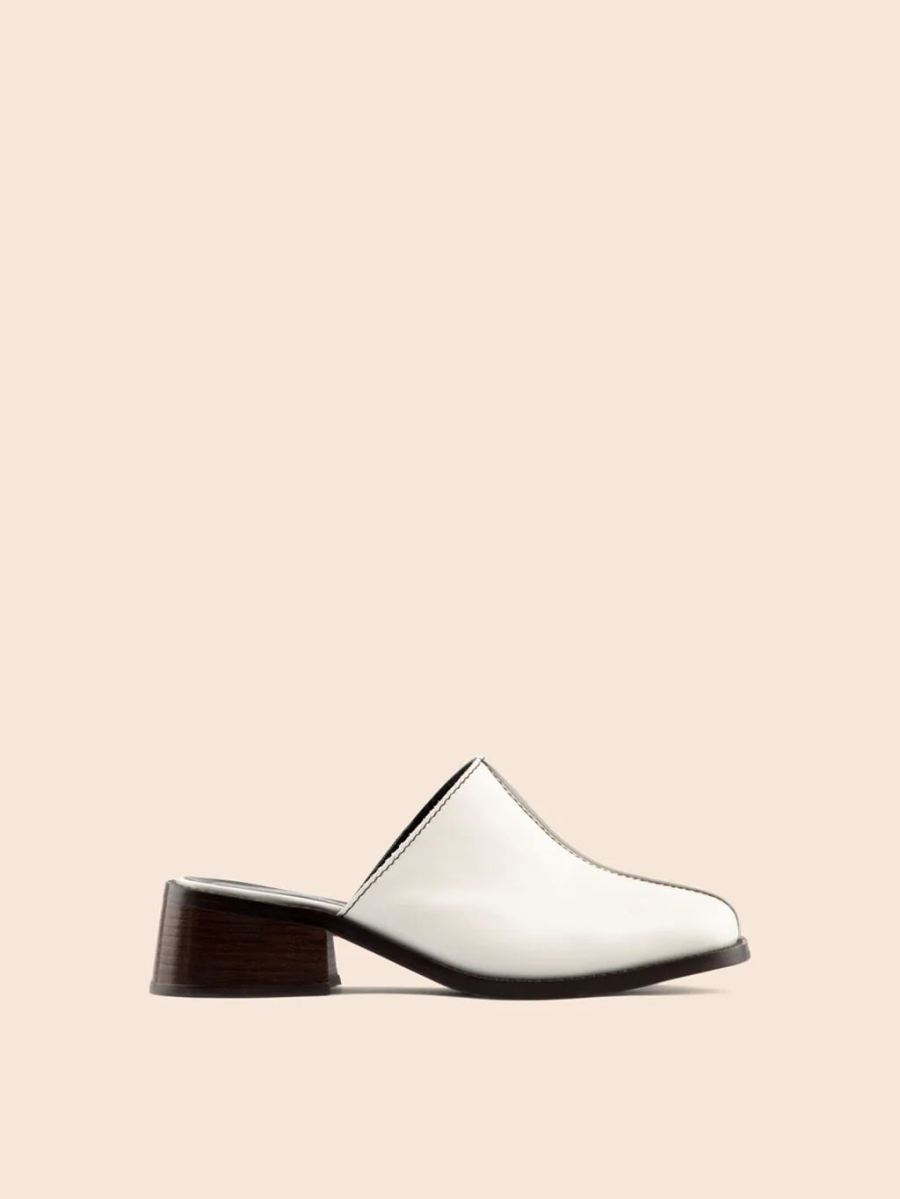 Maguire | Women's Safara Cream Mule Heeled Mule | Special Offer