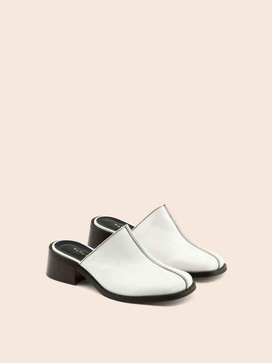 Maguire | Women's Safara Cream Mule Heeled Mule | Special Offer