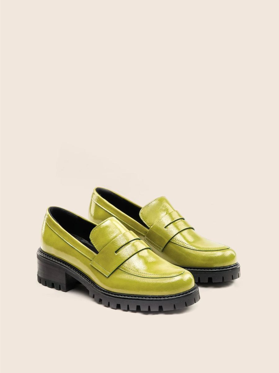 Maguire | Women's Sintra Kiwi Leather Loafer Chunky Loafer | Special Offer