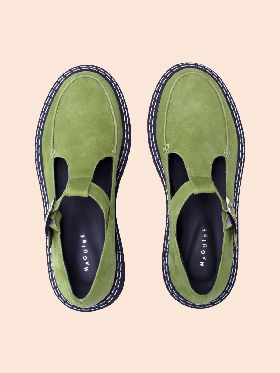 Maguire | Women's Neiva Matcha Mary Jane Flat | Special Offer