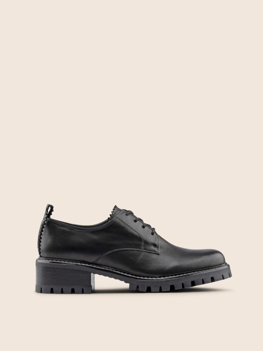 Maguire | Women's Zava Black Leather Oxford Last Units | Special Offer