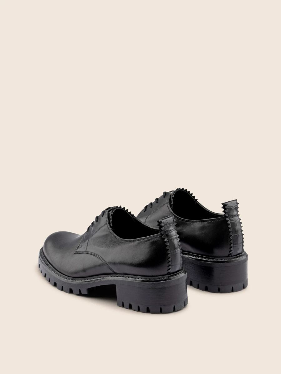 Maguire | Women's Zava Black Leather Oxford Last Units | Special Offer