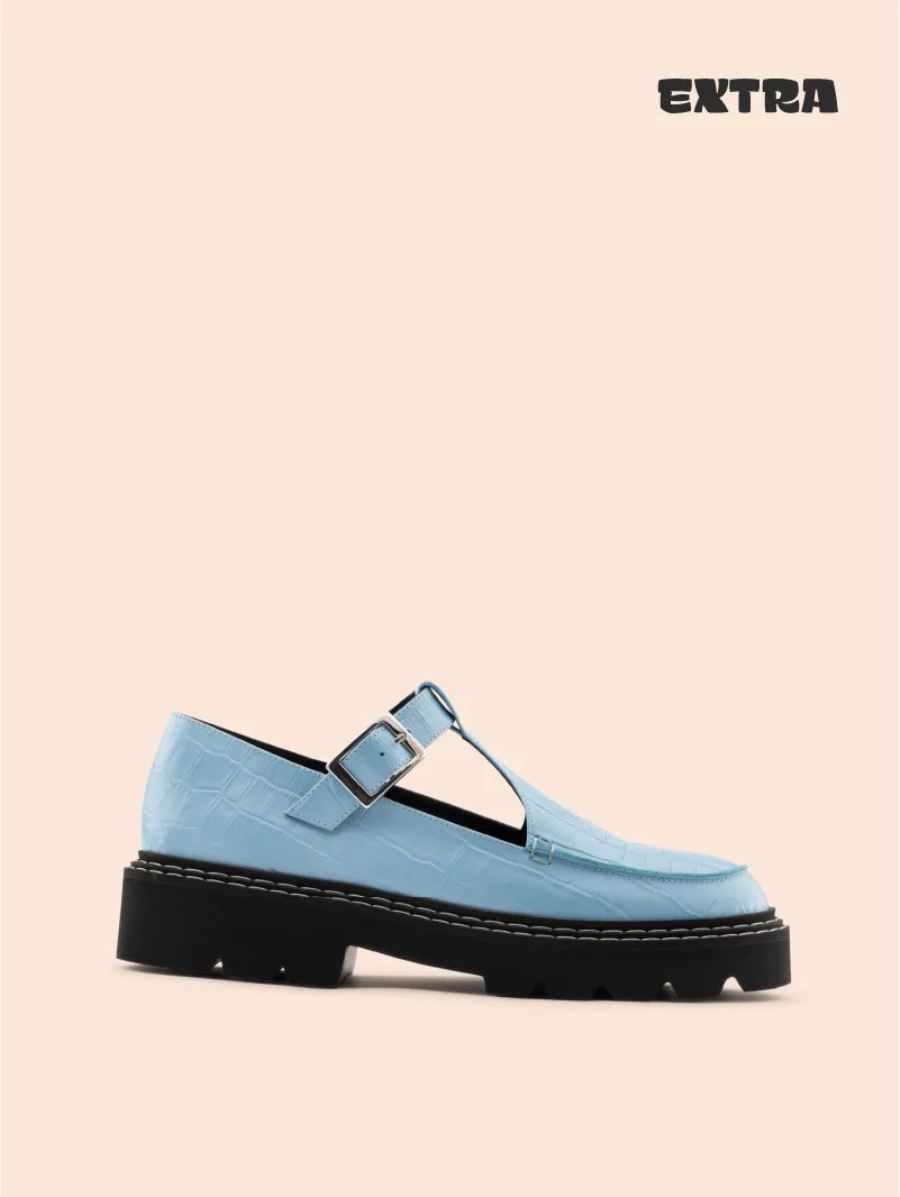 Maguire | Women's Neiva Sky Blue Mary Jane Deadstock Leather | Special Offer