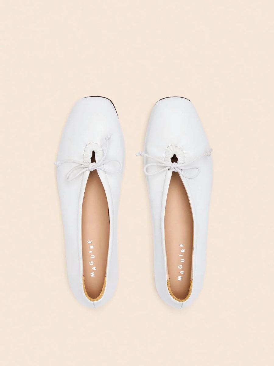 Maguire | Women's Prato Vanilla Ballerina Last Units | Special Offer