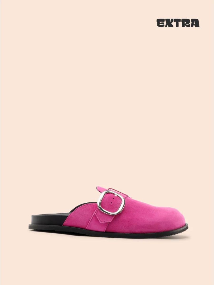 Maguire | Women's Gaia Pink Clog Buckle Clog | Special Offer