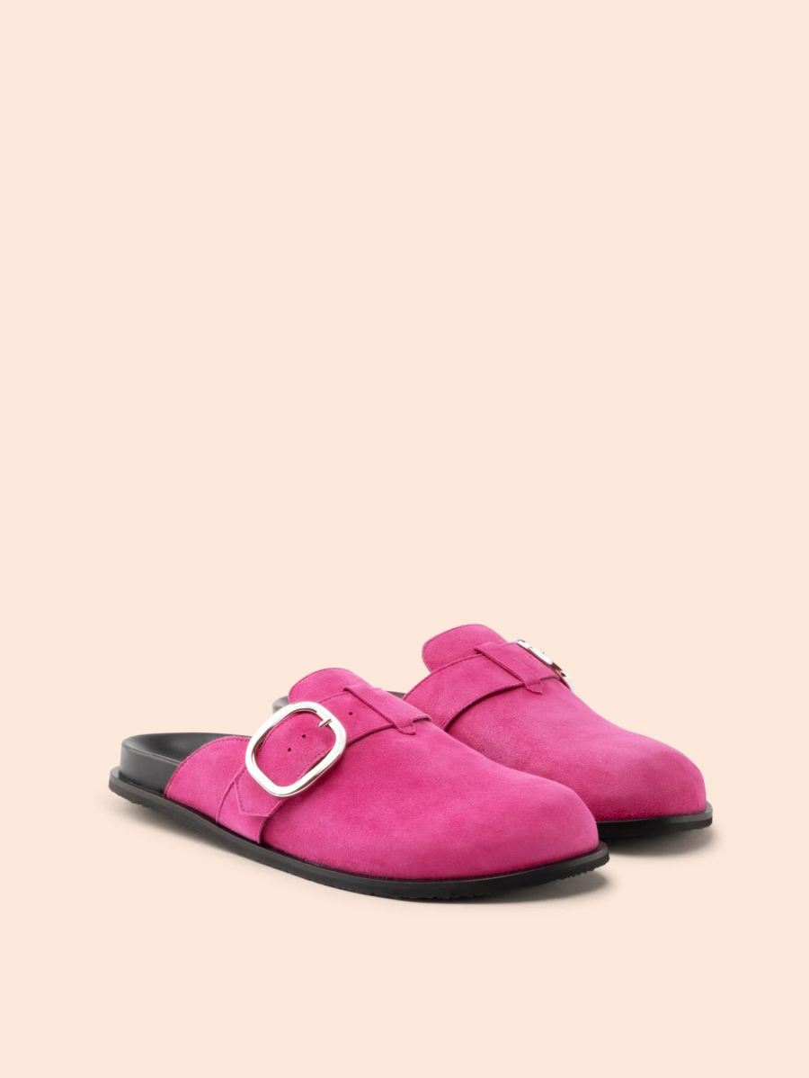 Maguire | Women's Gaia Pink Clog Buckle Clog | Special Offer