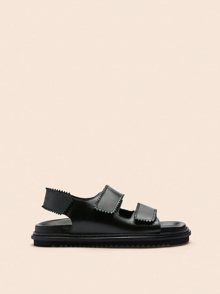 Maguire | Women's Tavira Black Sandal Velcro straps sandals | Special Offer