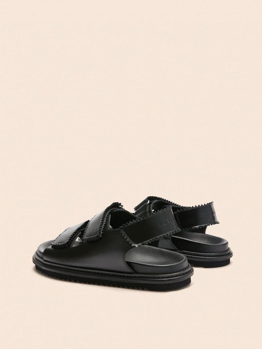 Maguire | Women's Tavira Black Sandal Velcro straps sandals | Special Offer