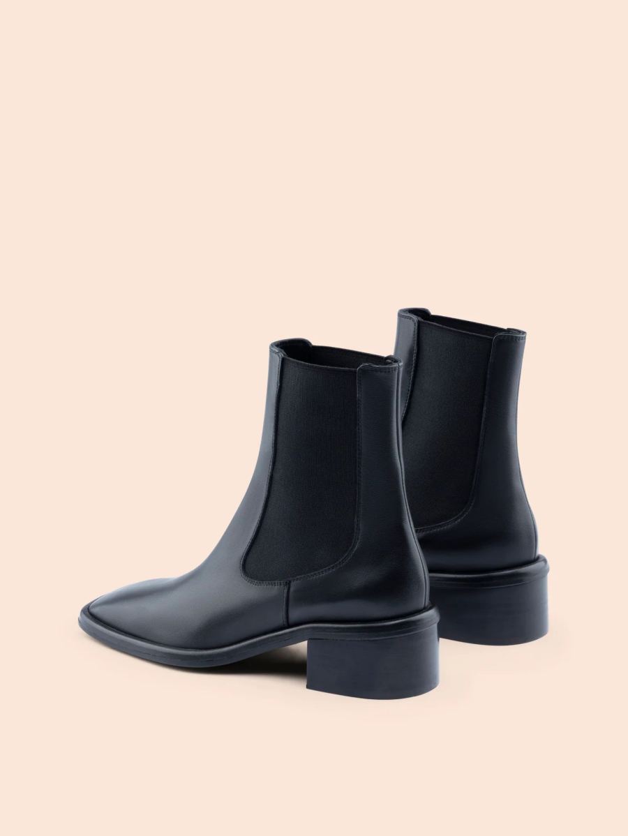 Maguire | Women's Morella Black Boot Heeled Chelsea Boot | Special Offer