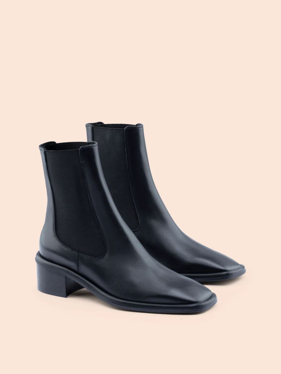 Maguire | Women's Morella Black Boot Heeled Chelsea Boot | Special Offer