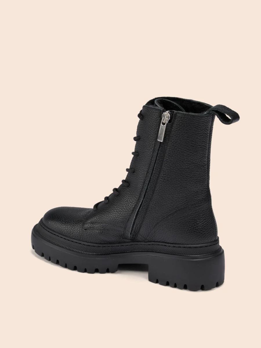 Maguire | Women's Bellagio Black Winter Boot Shearling lined | Special Offer