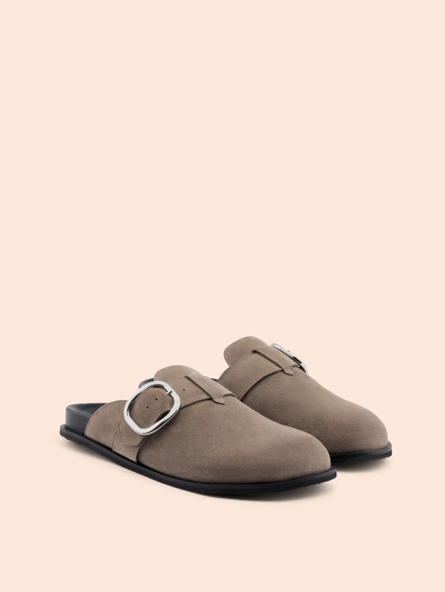 Maguire | Women's Gaia Taupe Clog Buckle Clog | Special Offer