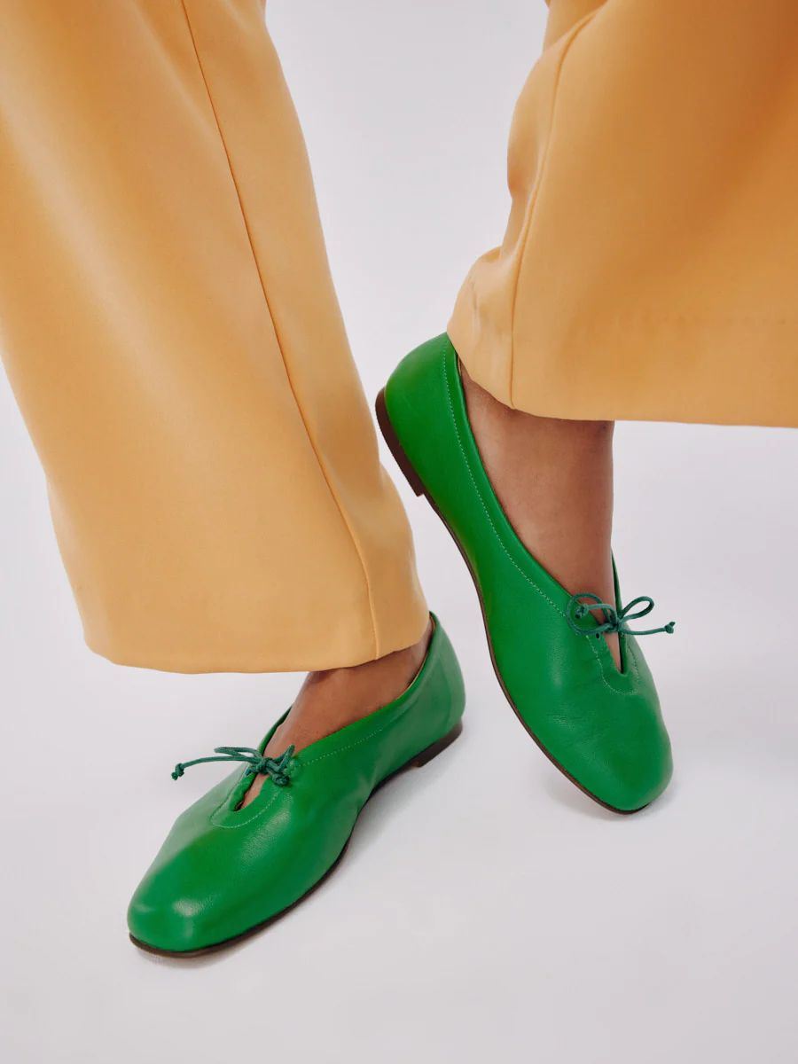 Maguire | Women's Prato Green Ballerina Last Units | Special Offer