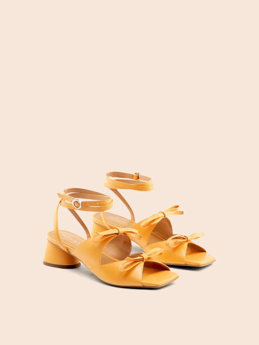 Maguire | Women's Mira Peach Heel Heeled Sandal | Special Offer