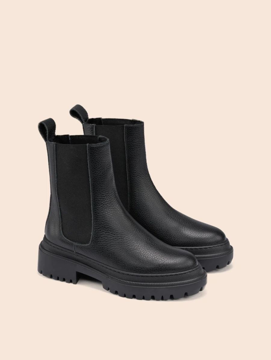 Maguire | Women's Cortina Black Winter Boot Shearling lined | Special Offer