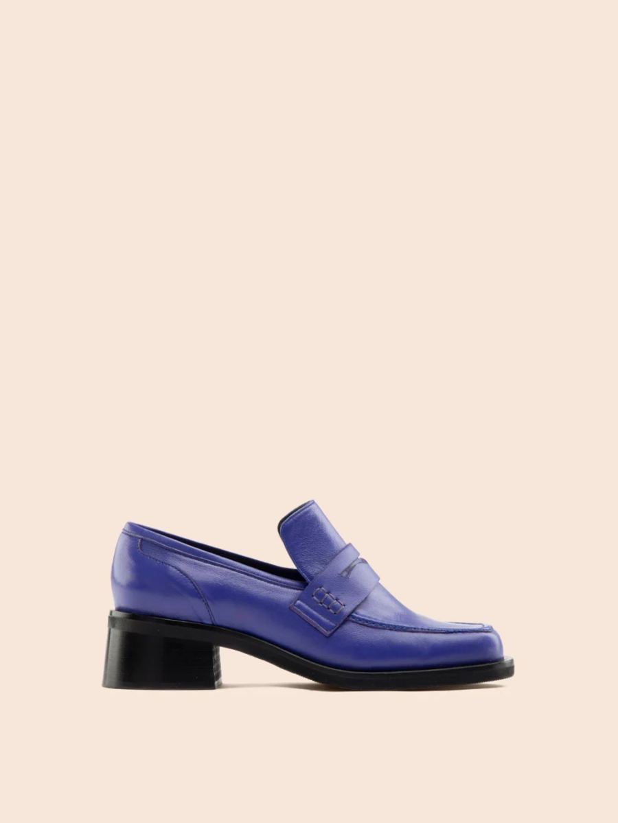 Maguire | Women's Marlia Purple Loafer Heeled Loafer | Special Offer