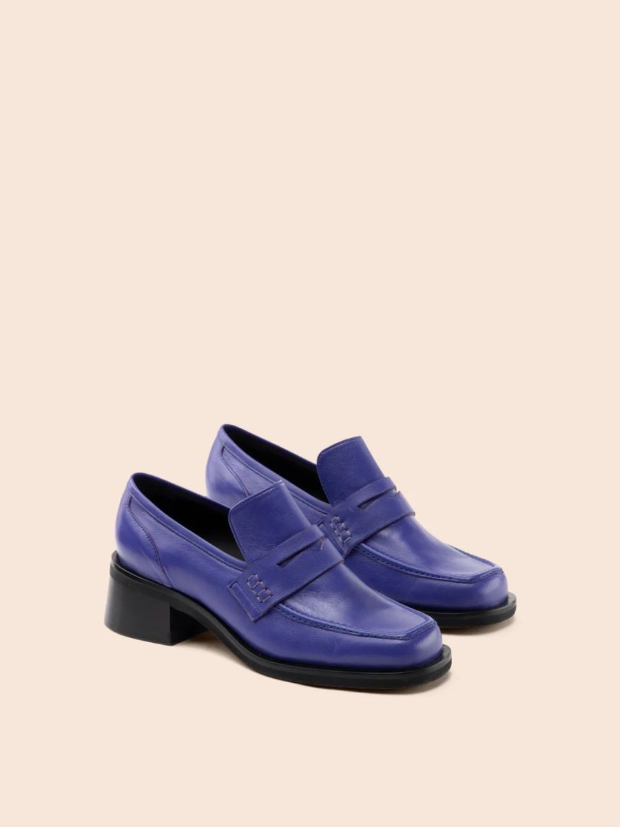 Maguire | Women's Marlia Purple Loafer Heeled Loafer | Special Offer