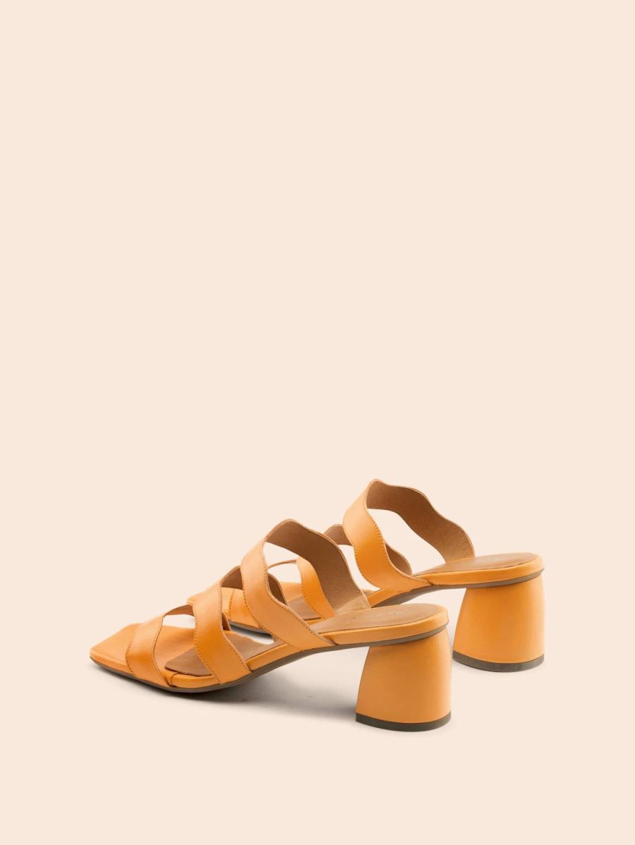 Maguire | Women's Riva Peach Heel Last Units | Special Offer