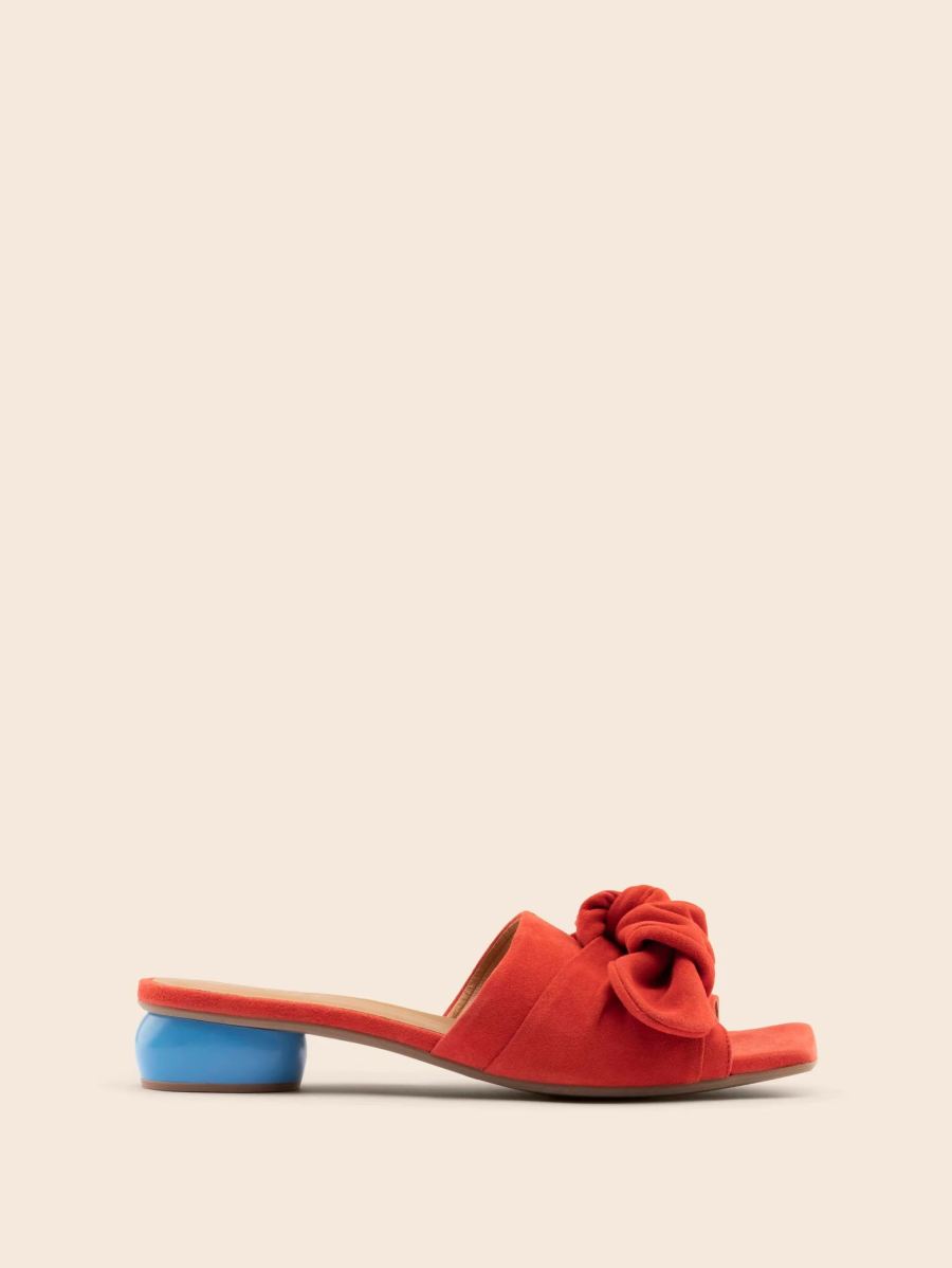 Maguire | Women's Modena Tangerine Sandal Heeled Mule | Special Offer