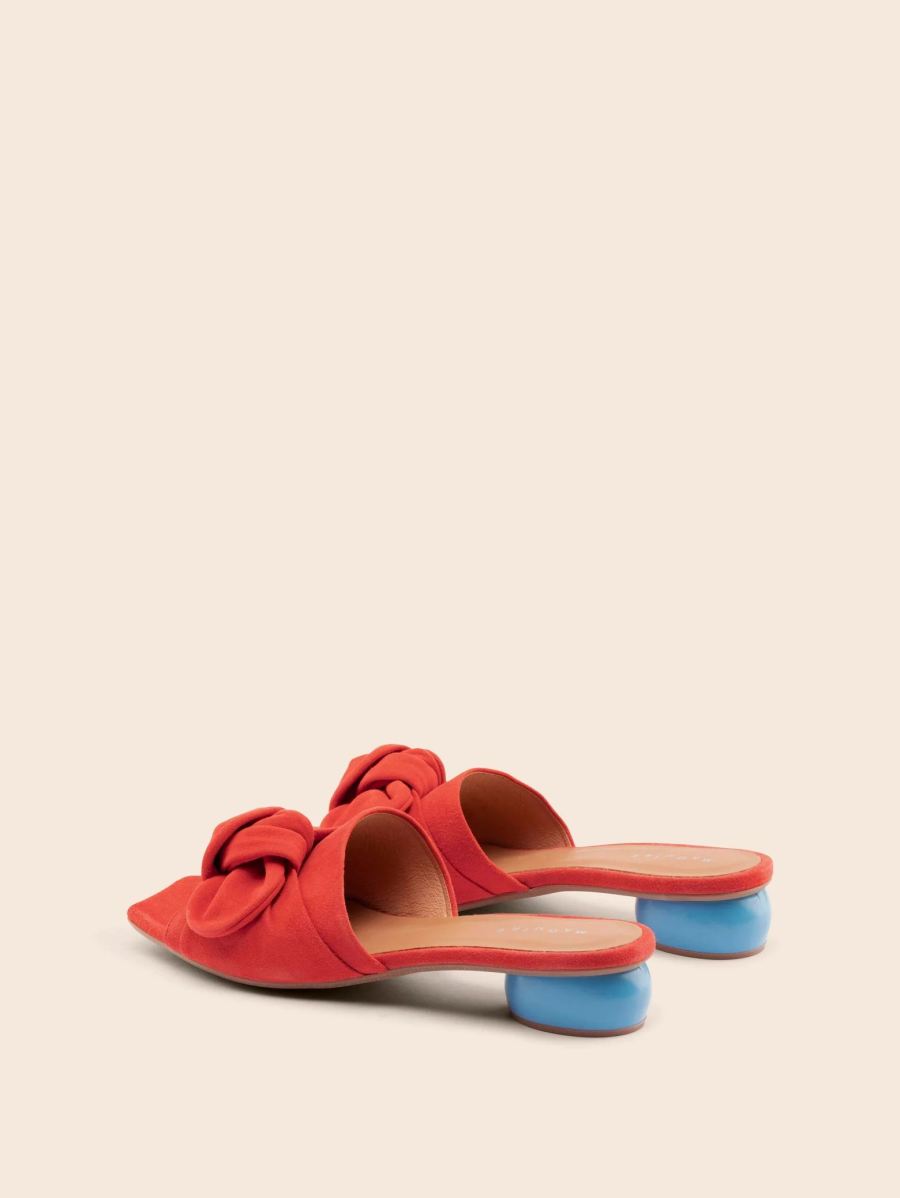 Maguire | Women's Modena Tangerine Sandal Heeled Mule | Special Offer