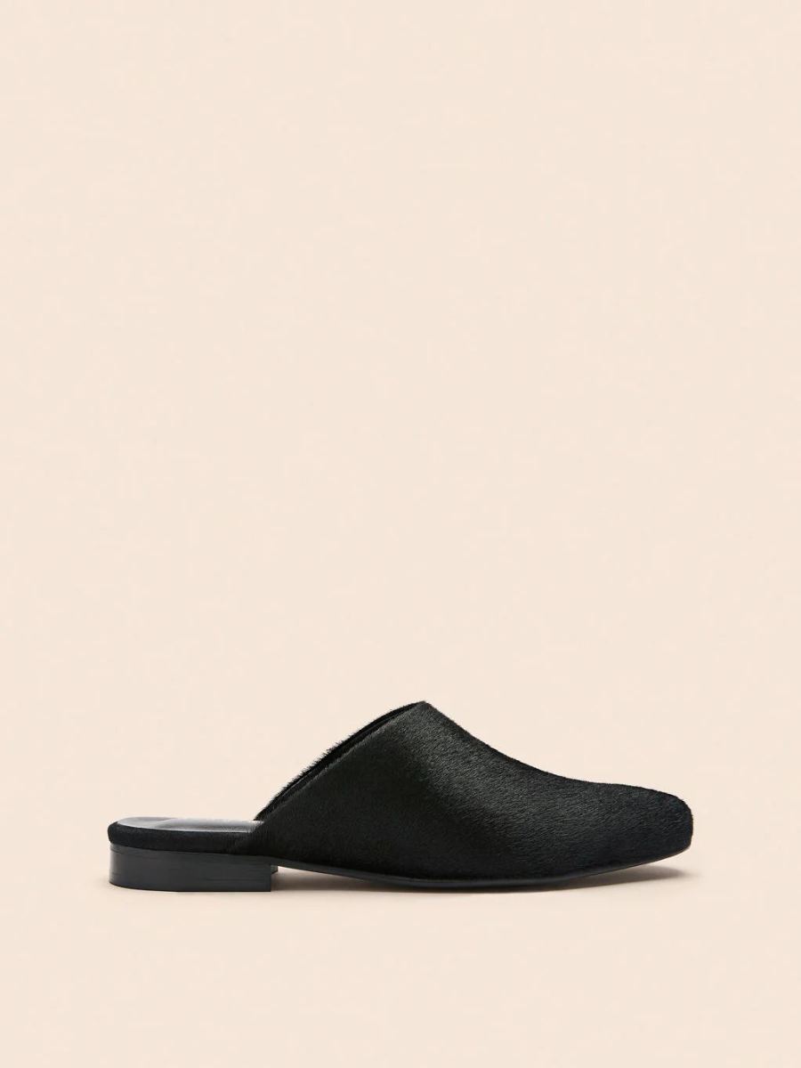 Maguire | Women's Como Black Pony Mule Last Units | Special Offer