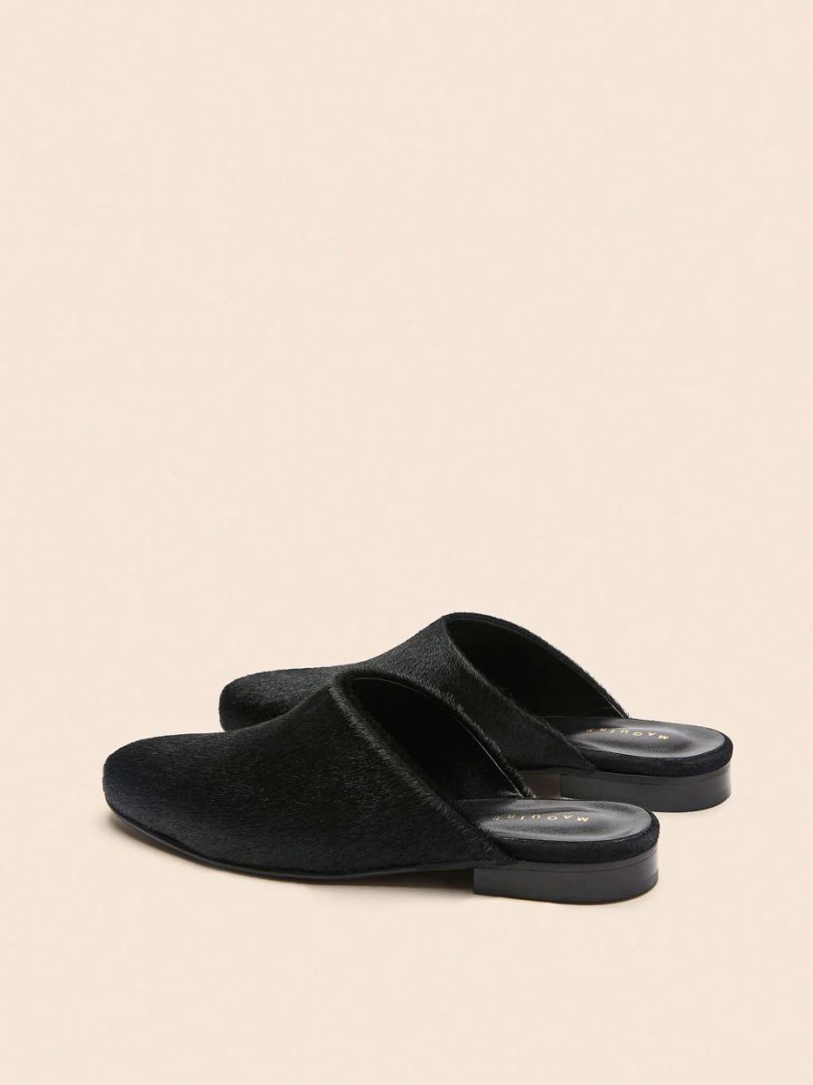 Maguire | Women's Como Black Pony Mule Last Units | Special Offer