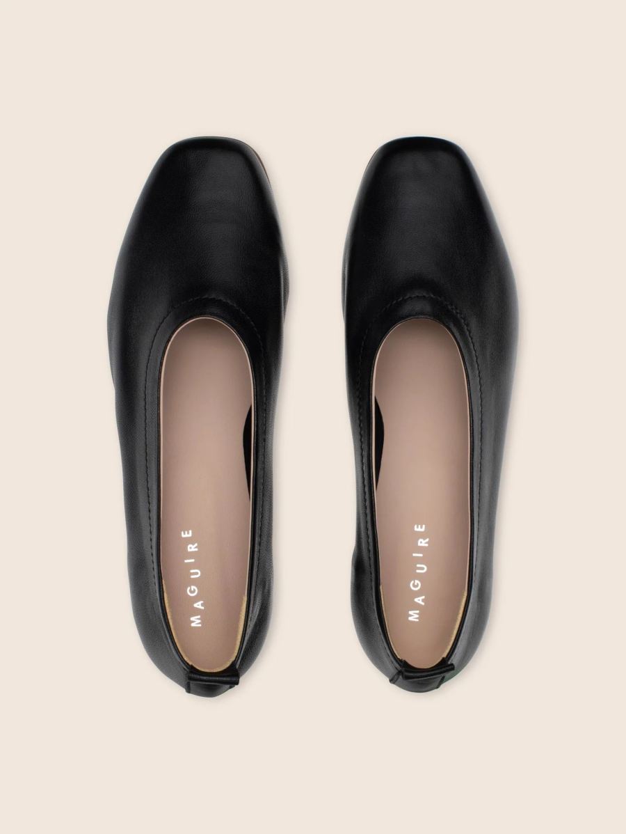 Maguire | Women's Velada Black Ballerina Ballet Flat | Special Offer