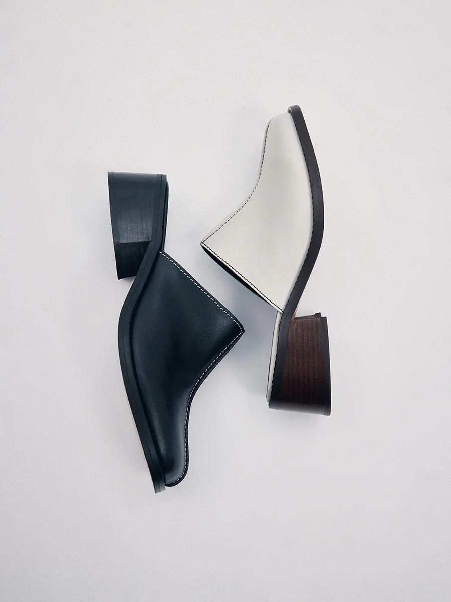 Maguire | Women's Safara Black Mule Heeled Mule | Special Offer