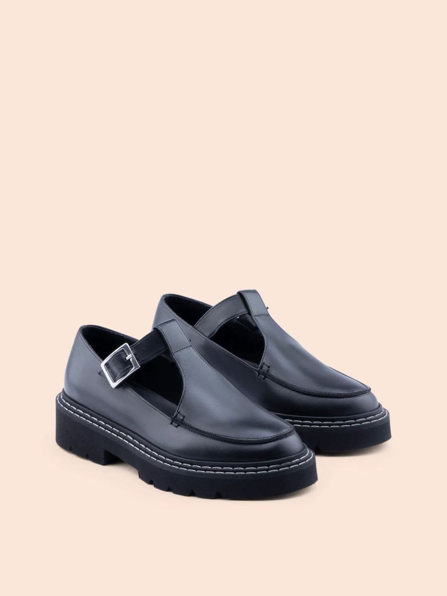 Maguire | Women's Neiva Black Mary Jane Flat | Special Offer