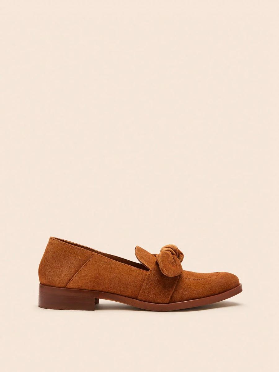 Maguire | Women's Valencia Cocoa Loafer Bow Loafer | Special Offer