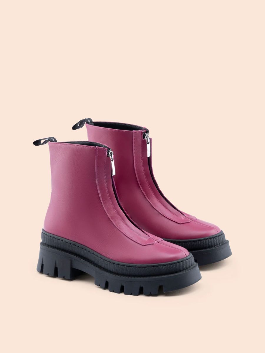 Maguire | Women's Lana Pink Boot Front-Zip Boot | Special Offer