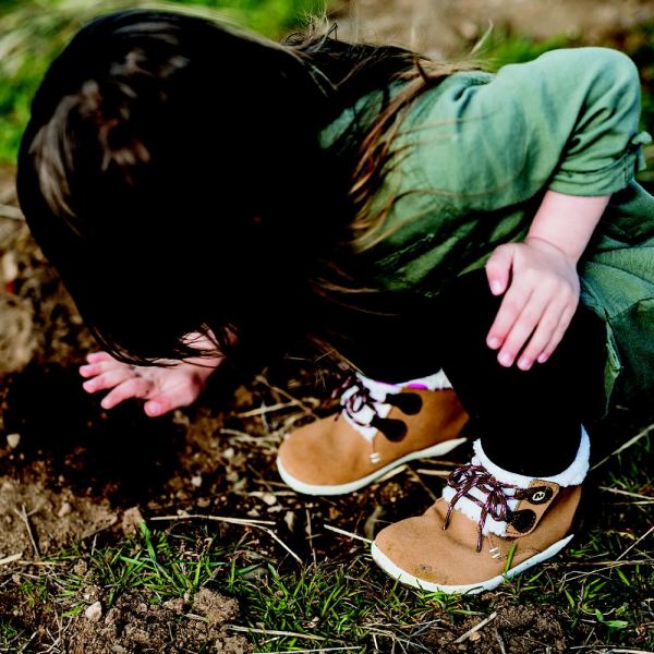 Merrell |  Bare Steps® Cocoa Jr. Boot-Chestnut Suede