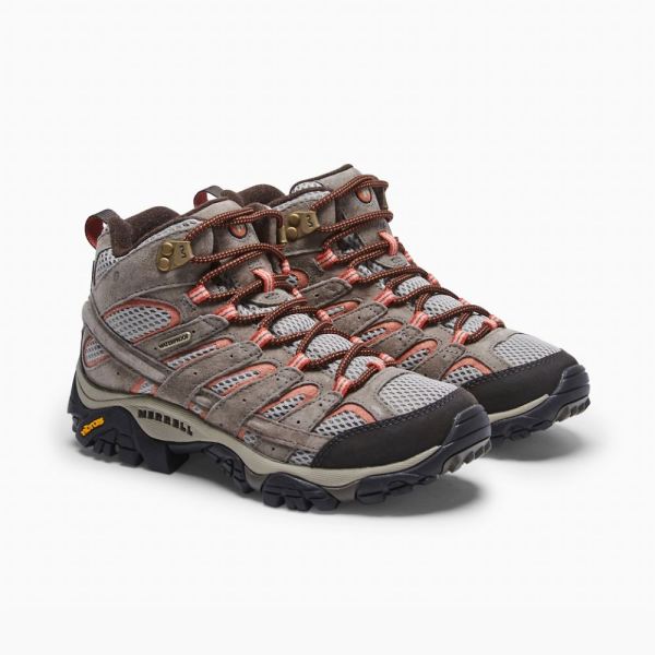 Merrell |  Moab 2 Mid Waterproof Wide Width-Bungee Cord