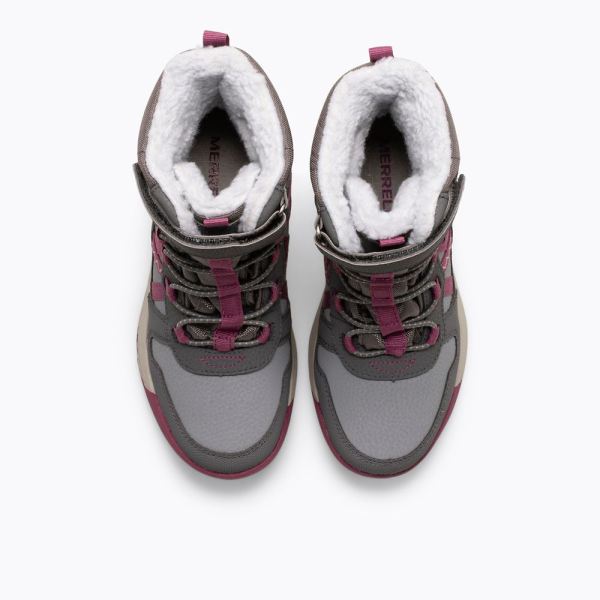 Merrell |  Snow Crush 2.0 Waterproof Boot-Grey/Berry