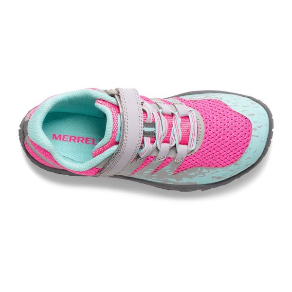 Merrell |  Trail Glove 5 A/C Shoe-Grey/Hot Pink/Turq