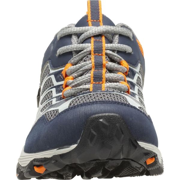 Merrell |  Moab FST Low Waterproof Shoes-Navy/Grey/Orange