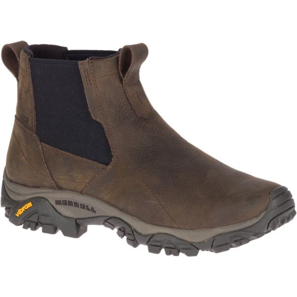 Merrell |  Moab Adventure Chelsea Polar Waterproof Wide Width-Brown