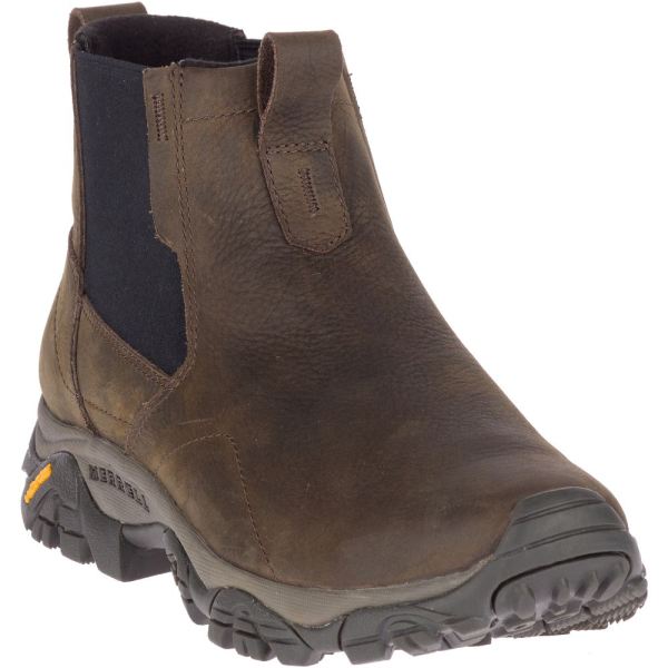 Merrell |  Moab Adventure Chelsea Polar Waterproof Wide Width-Brown