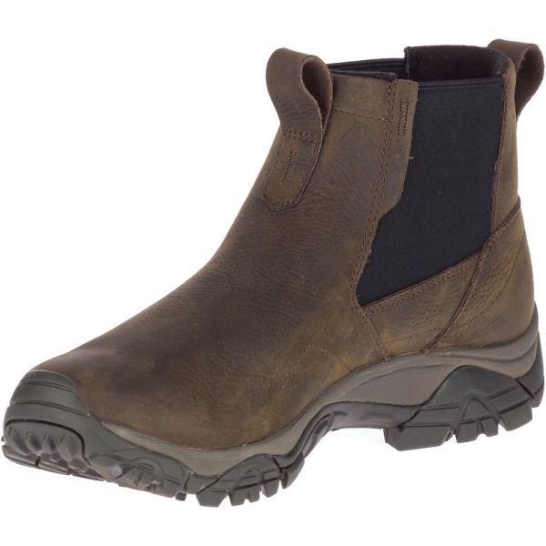 Merrell |  Moab Adventure Chelsea Polar Waterproof Wide Width-Brown