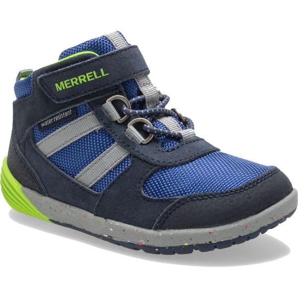 Merrell |  Bare Steps® Ridge Jr Hiker-Navy/Green