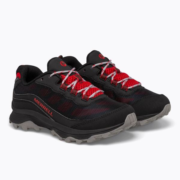 Merrell |  Moab Speed Low Waterproof-Grey/Black/Red