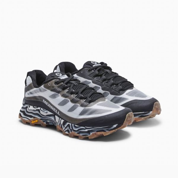 Merrell |  Moab Speed Eco Dye-Black/White