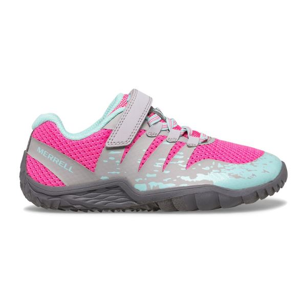 Merrell | Trail Glove 5 A/C Shoe-Grey/Hot Pink/Turq