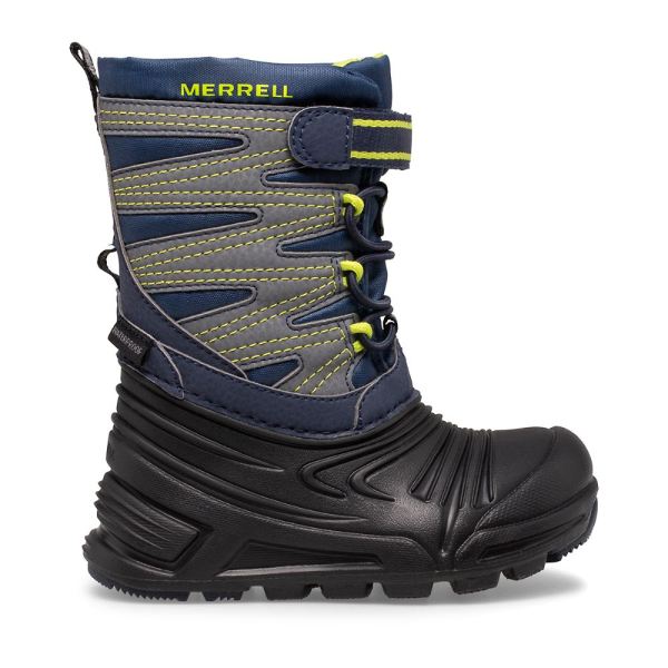 Merrell | Snow Quest Lite 3.0 Jr Waterproof-Navy/Black/Grey