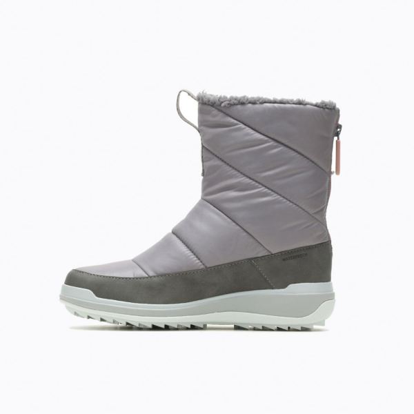 Merrell |  Snowcreek Sport Mid Zip Polar Waterproof-Charcoal