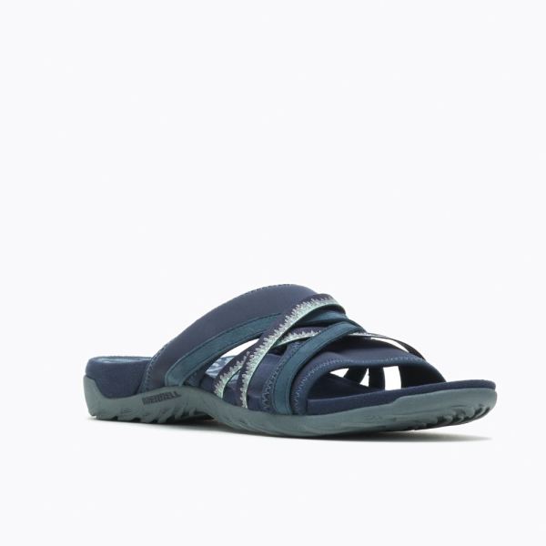 Merrell |  Terran 3 Cush Slide Wide Width-Navy