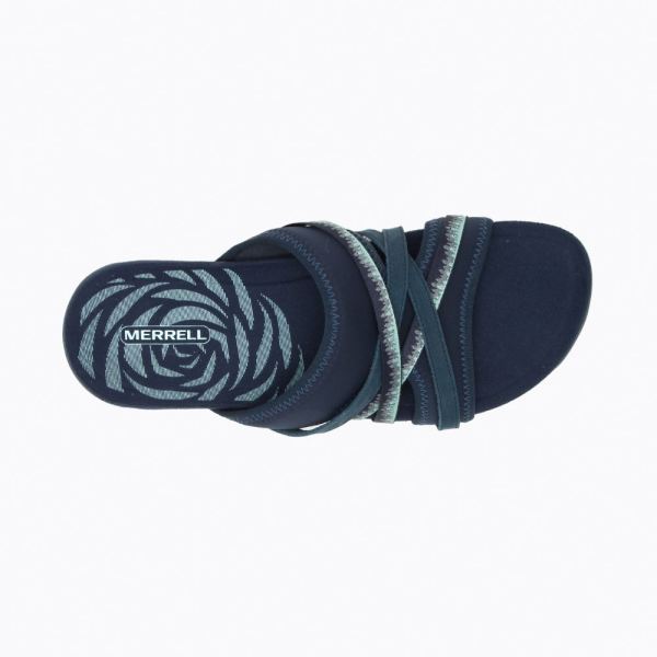 Merrell |  Terran 3 Cush Slide Wide Width-Navy