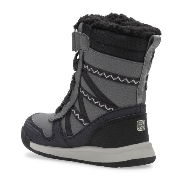 Merrell |  Snow Crush 2.0 Waterproof Jr. Boot-Black/Grey