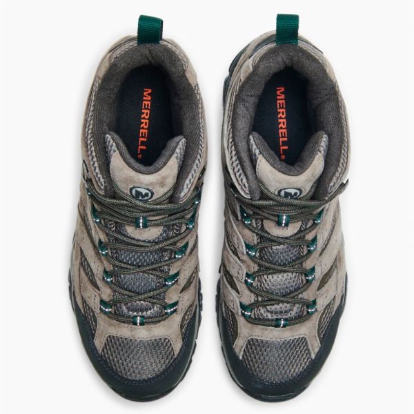 Merrell |  Moab 2 Mid Waterproof Wide Width-Boulder